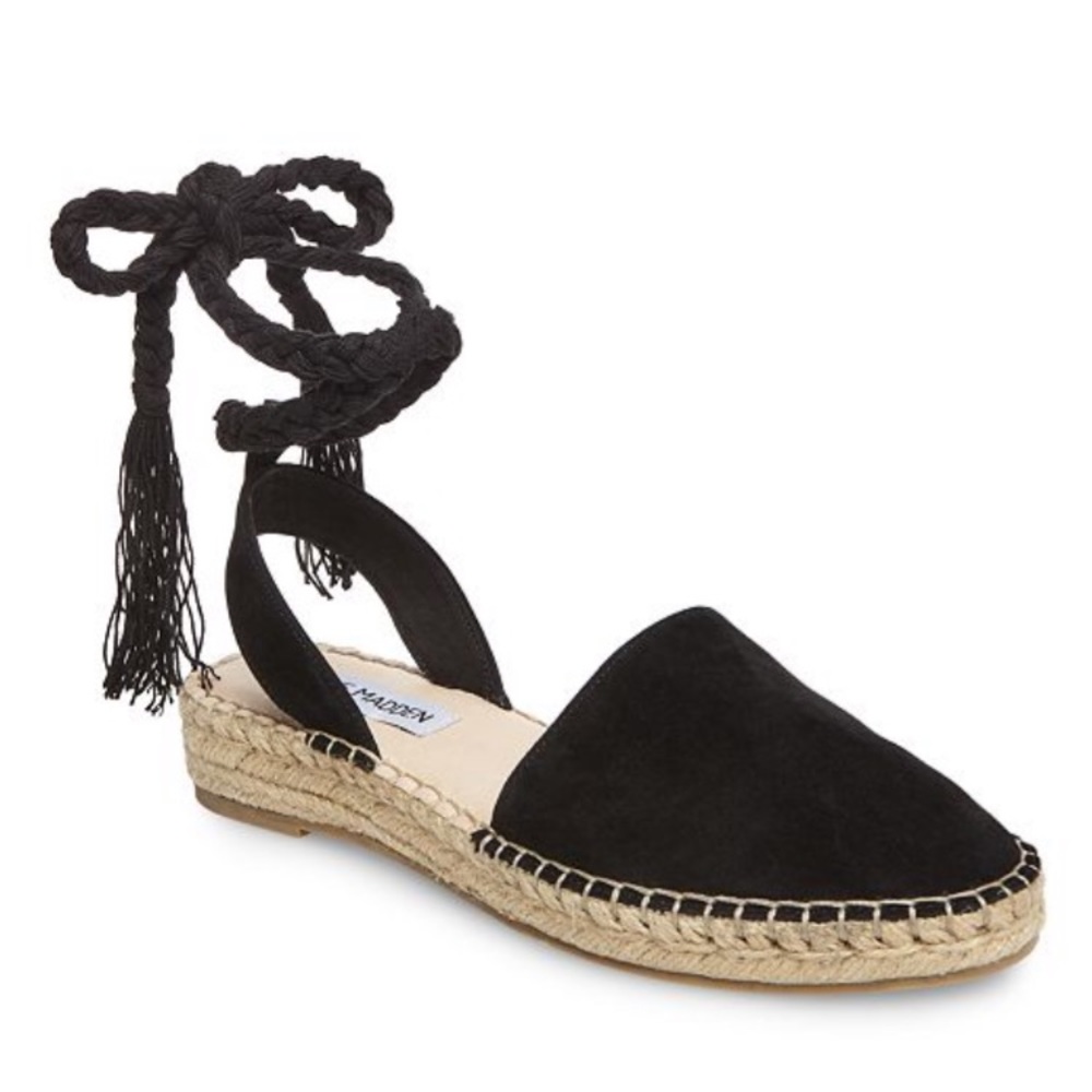 Mesa Black suede sandal
